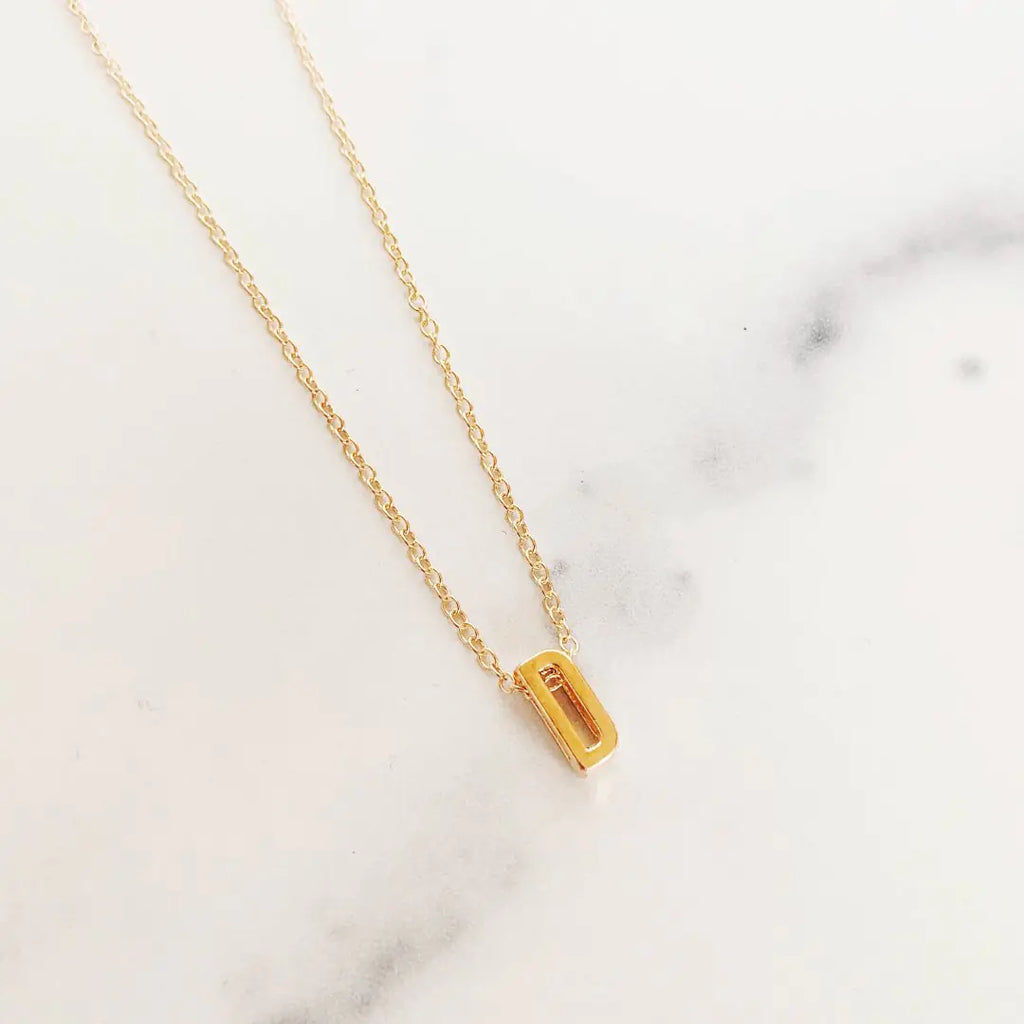 Initial Shine Necklace