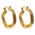 316L Stainless Steel round Hollow Hoop Earrings Rust Proof Minimalist Metal Attractive Trendy Jewelry Bijoux Women Gift