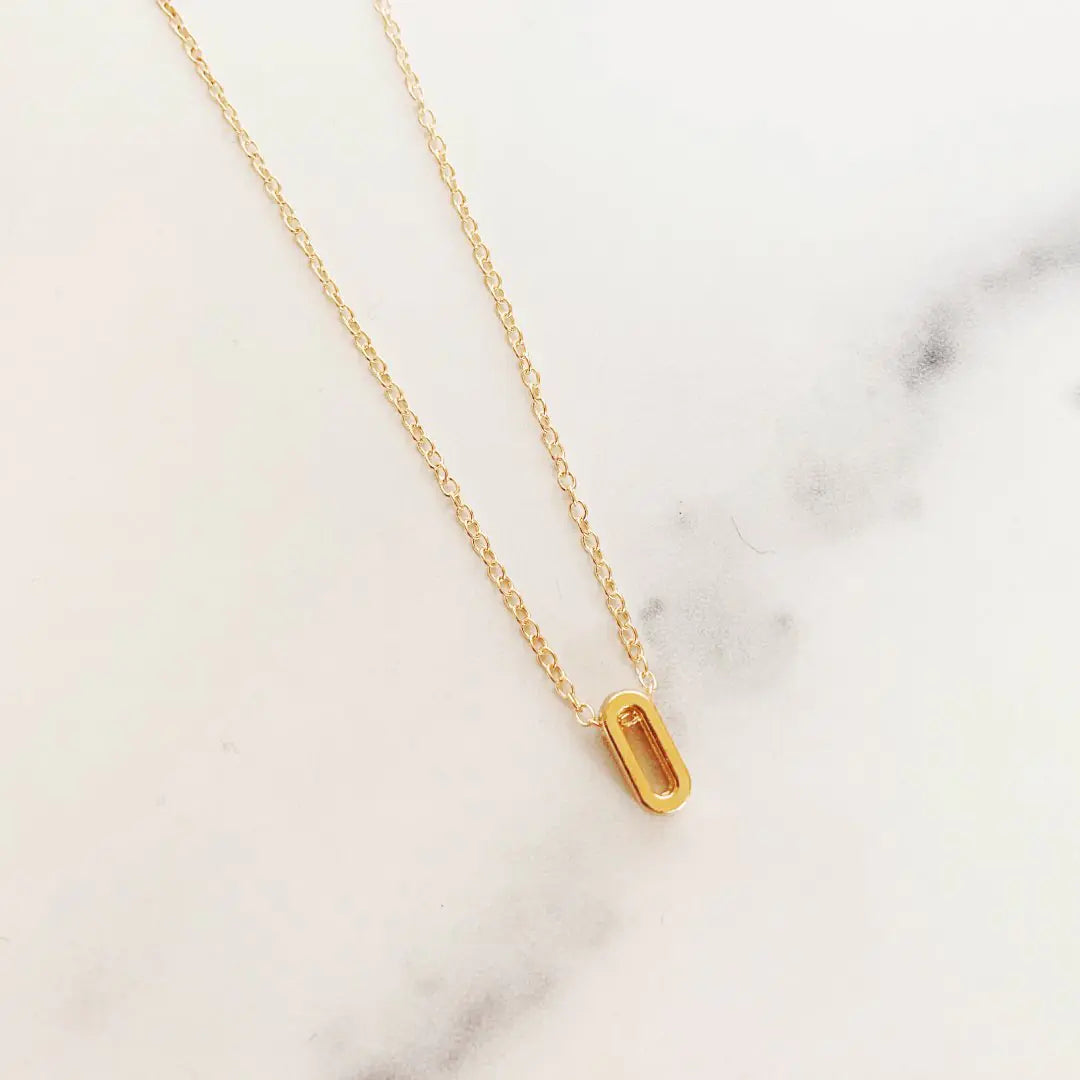 Initial Shine Necklace