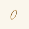 Twisted Gold Band Ring