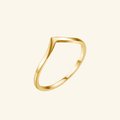 Peach Heart Shaped Titanium Steel Women's Ring