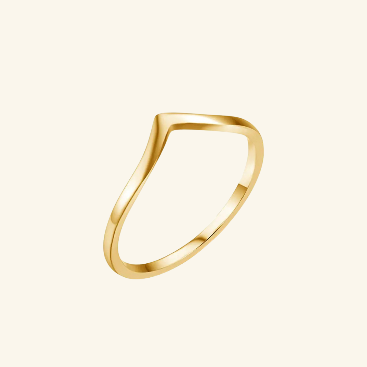 Peach Heart Shaped Titanium Steel Women's Ring