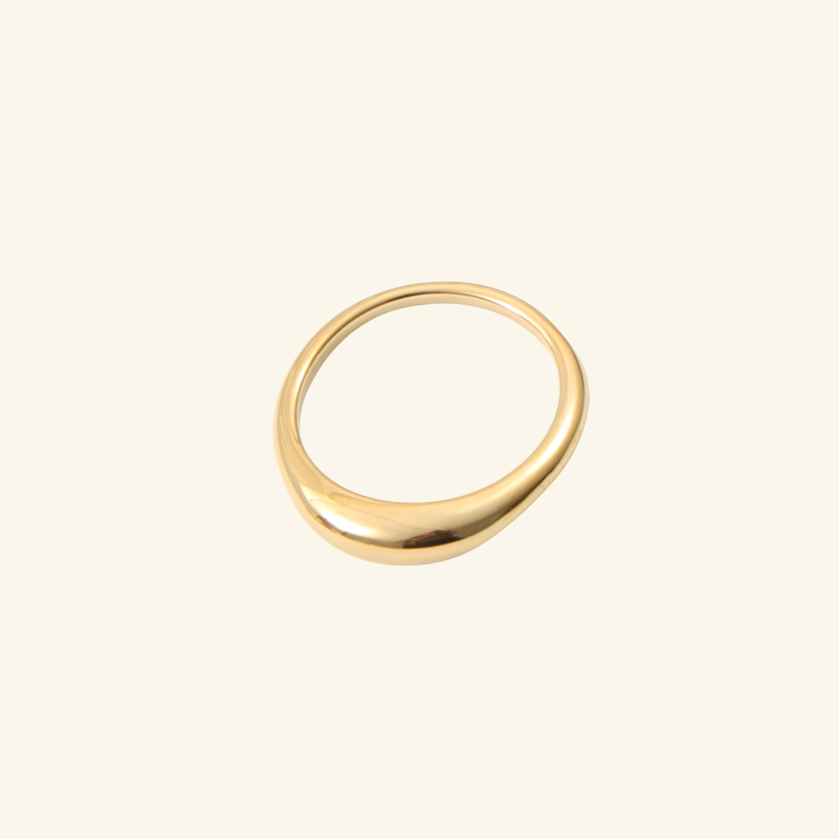 Fortuna Harmony Ring 18K Gold Plated Titanium Steel Fortune Ring for Women