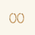 Aurielle Gold Hoop Earrings Classic Chunky Huggie Hoops for Women
