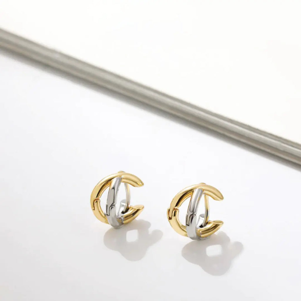 Chic Huggie Hoops