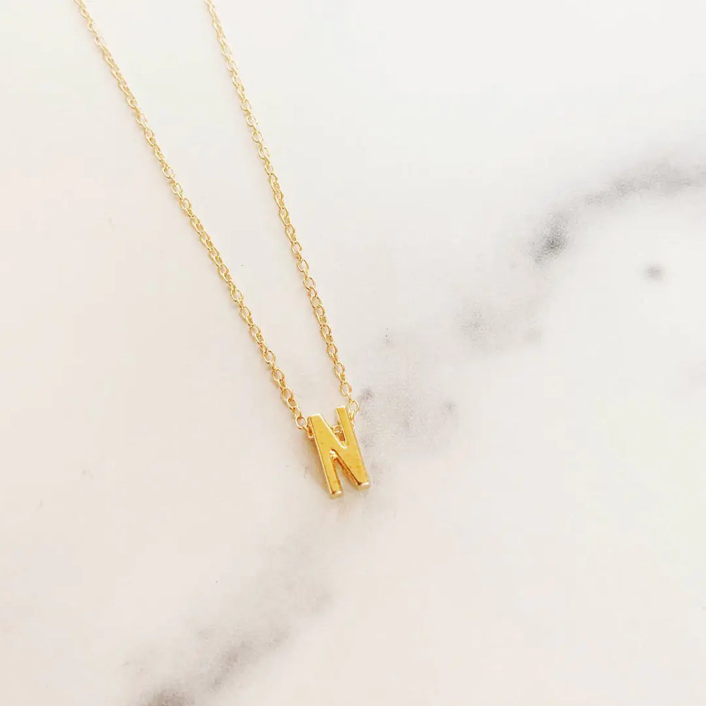 Initial Shine Necklace