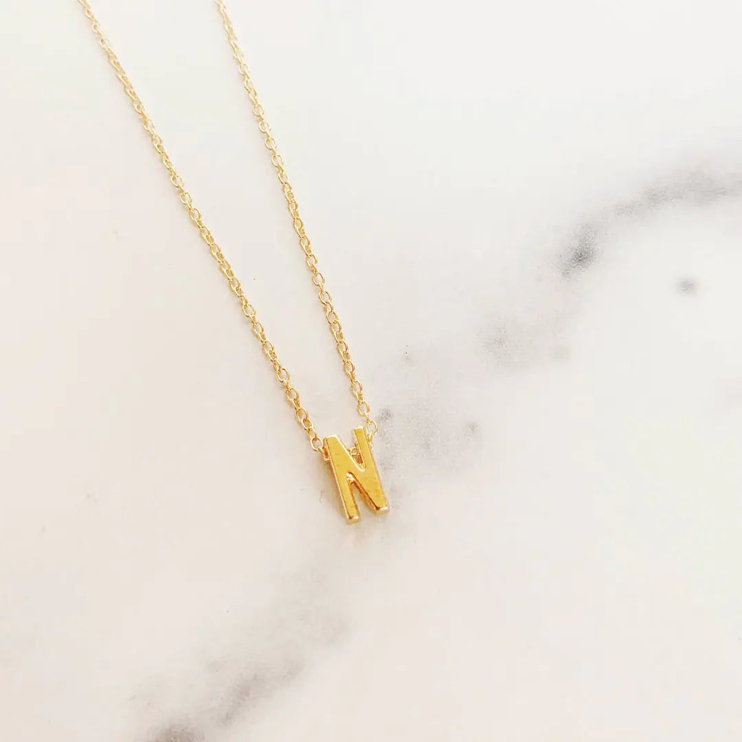 Initial Shine Necklace