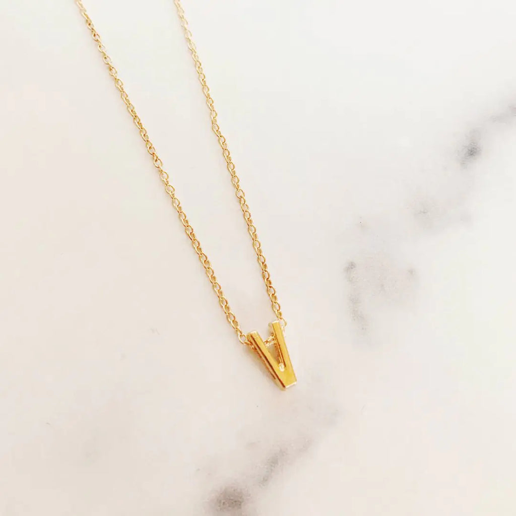 Initial Shine Necklace