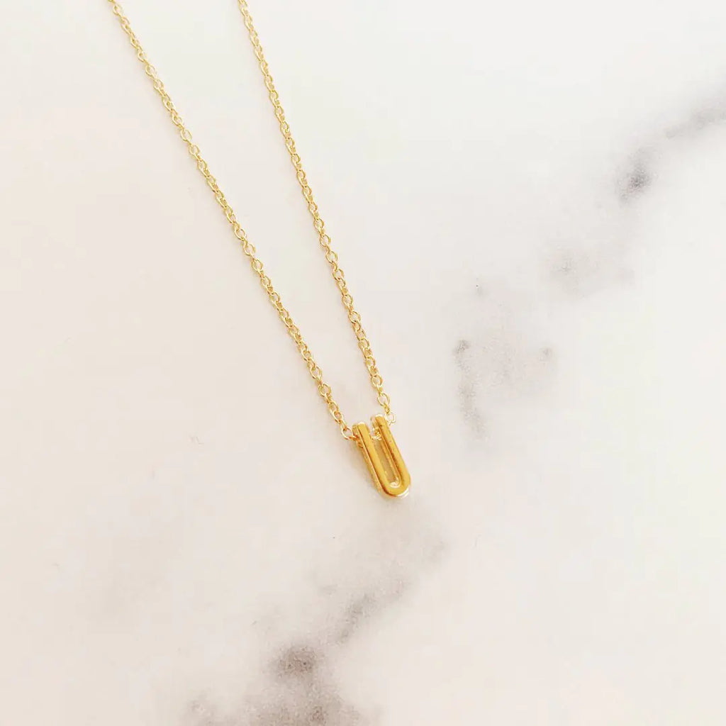 Initial Shine Necklace