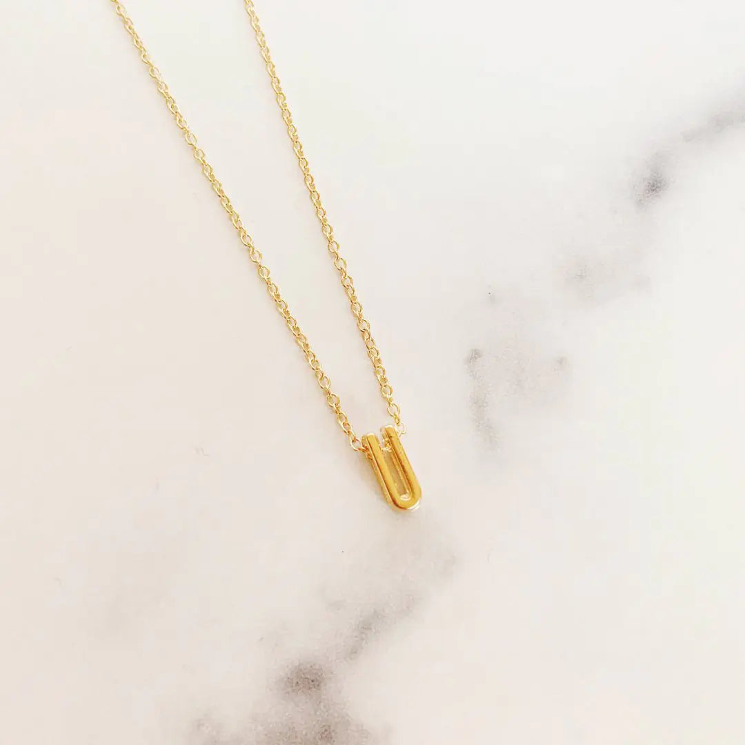 Initial Shine Necklace