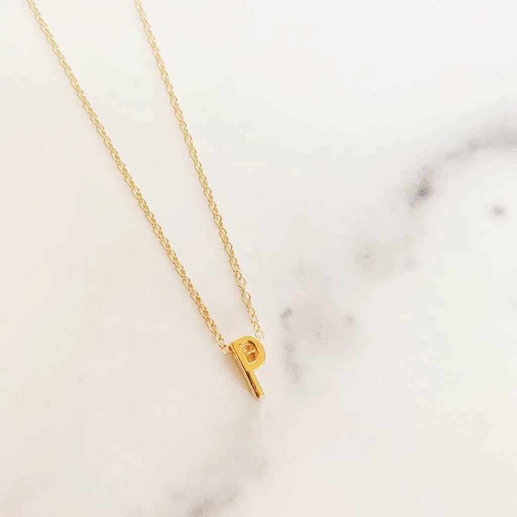 Initial Shine Necklace
