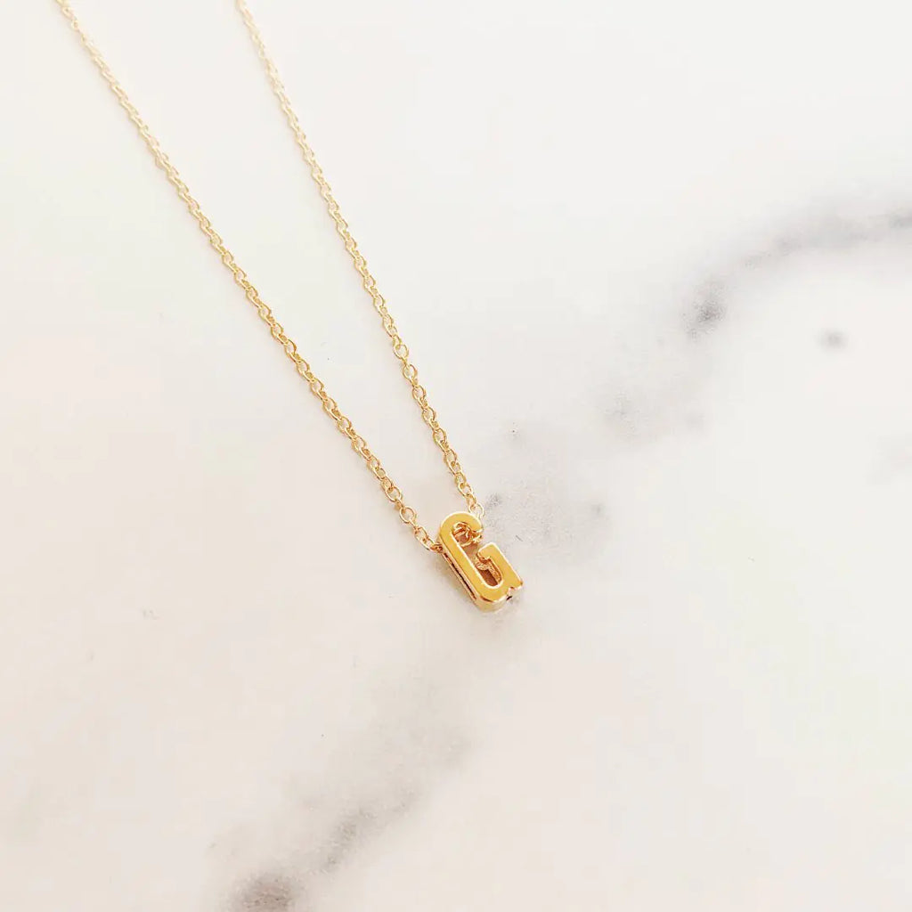 Initial Shine Necklace