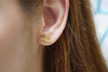 Starfish Stud Earrings: Ocean Inspired Jewelry (Gold Plated)-0