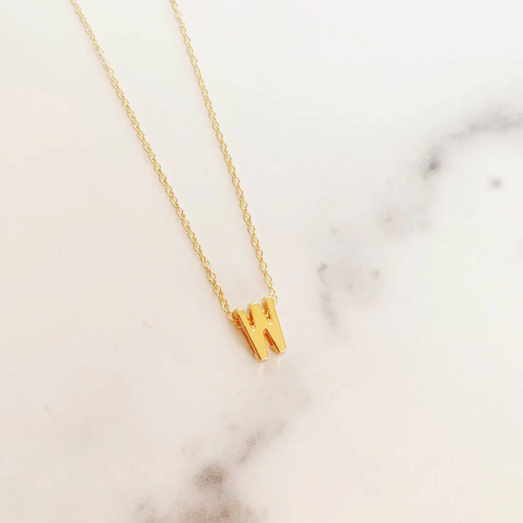 Initial Shine Necklace
