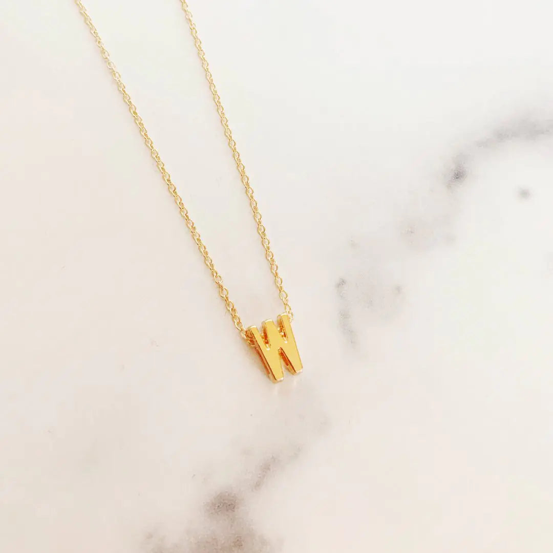 Initial Shine Necklace
