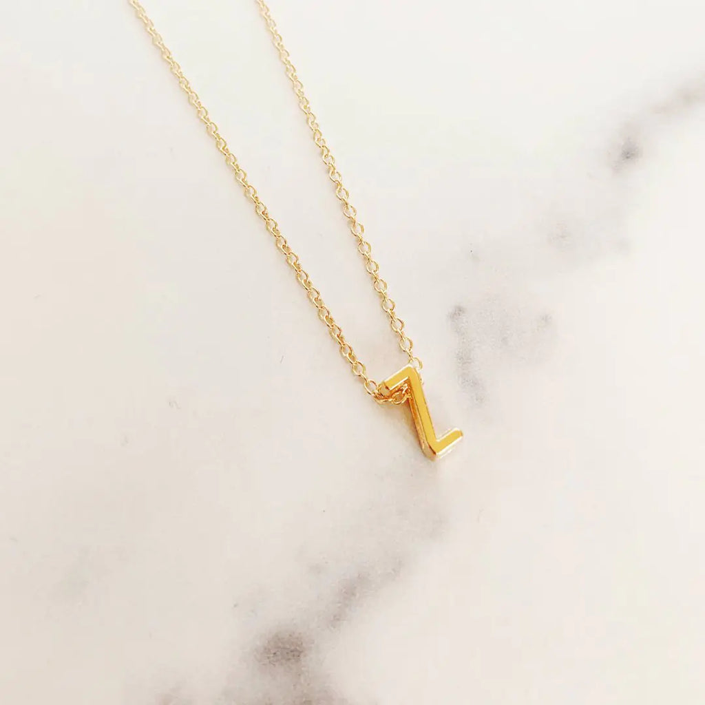 Initial Shine Necklace
