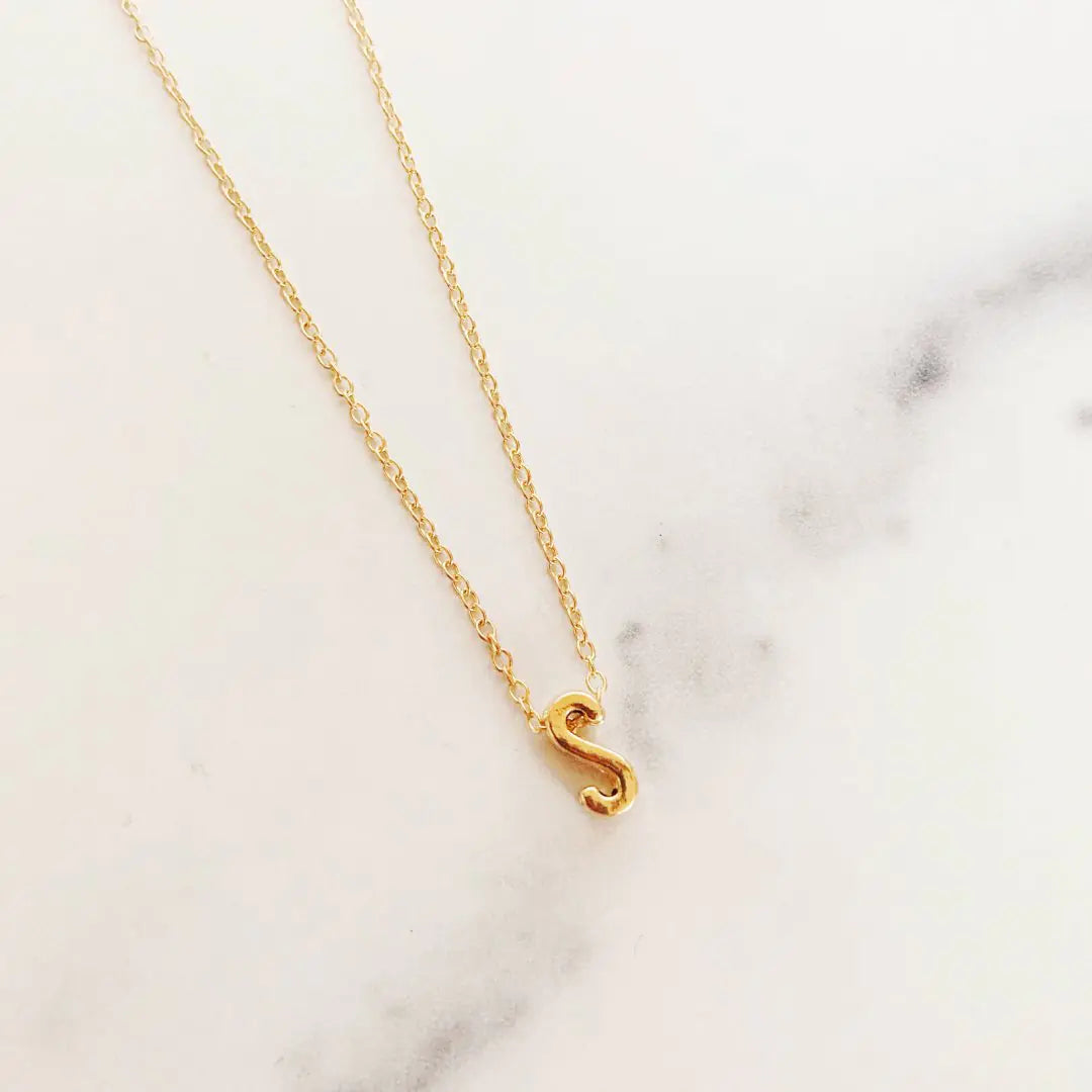 Initial Shine Necklace