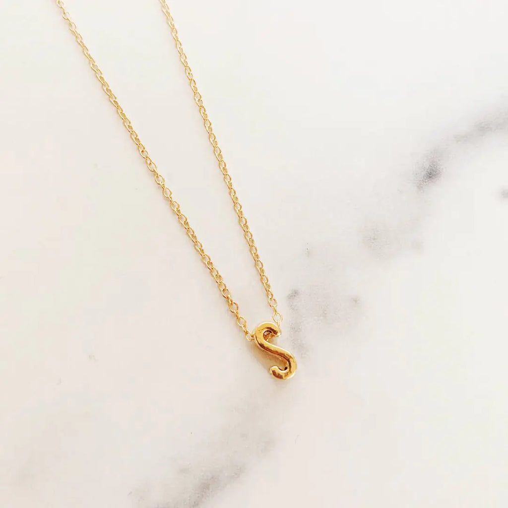 Initial Shine Necklace