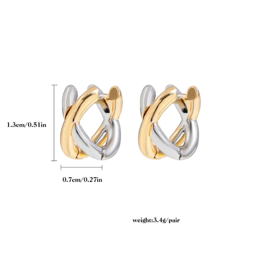 Chic Huggie Hoops