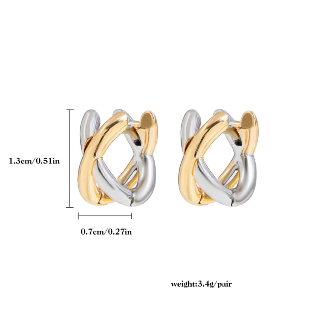 Chic Huggie Hoops
