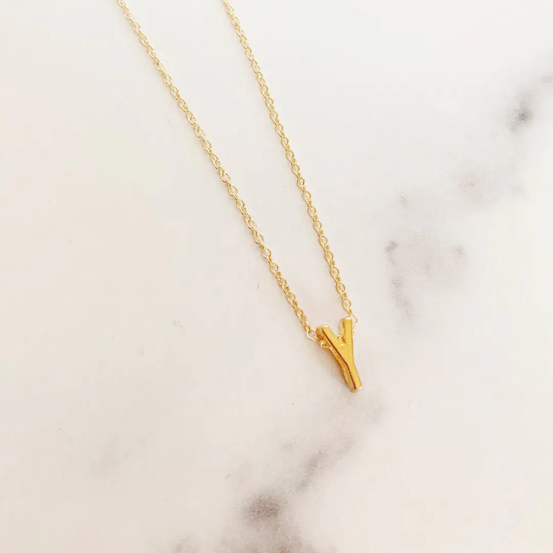 Initial Shine Necklace