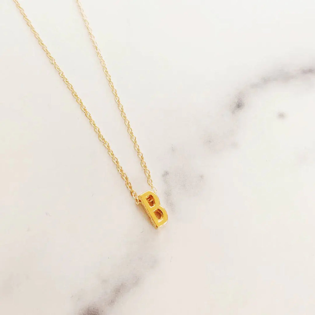 Initial Shine Necklace